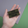 The patch with the inscription "Heart under the protection of a witch," dimensions 5x8 cm, embroidered patch, фото 6 The patch with the inscription "Heart under the protection of a witch," dimensions 5x8 cm, embroidered patch, фото 6