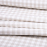 Тканина декоративна Клітинка з водовідштовхувальним просоченням, 180 см, 215 гр/м2, тканина для скатертин, штор, декору V-35 беж, фото 2