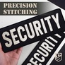 Набор шевронов 2 шт с липучкой SECURITY ОХРАНА 9х25 и 4,5х12,5 см, вышитый патч, фото 7