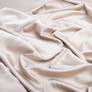 Ткань шелк сатин Armani 145 см 98 гр/м2 для вечерних платьев, блуз, атласная, шелковая беж, фото 2