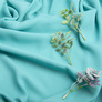 Chiffon crepe fabric 150 cm lightweight, airy, matte, for dresses, skirts, blouses, children’s clothing ментол, фото 3