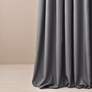 Ткань портьерная однотонная Naturel  V-125 графіт, фото 1