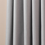 Ткань портьерная однотонная Naturel  V-123 сіра, фото 4