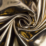 Ткань шелк парча Лазер золото, фото 1