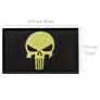 Set of chevrons 2 pcs with Velcro PUNISHER yellow skull 5x8 cm, фото 7 Set of chevrons 2 pcs with Velcro PUNISHER yellow skull 5x8 cm, фото 7