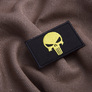 Set of chevrons 2 pcs with Velcro PUNISHER yellow skull 5x8 cm, фото 10 Set of chevrons 2 pcs with Velcro PUNISHER yellow skull 5x8 cm, фото 10