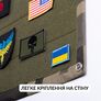 Патч Борд тактичний 40х60 см для шевронів нашивок та нагород складна панель-стенд з липучкою для колекціонерів та військових олива піксель, фото 7