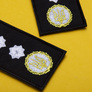 Chevron patch with Velcro shoulder straps of the rank of DSNS General Colonel, embroidered patch 5x10 cm, фото 3 Chevron patch with Velcro shoulder straps of the rank of DSNS General Colonel, embroidered patch 5x10 cm, фото 3