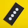Chevron patch on Velcro epaulet with the rank of DSNS Captain, embroidered patch 5x10 cm, фото 2 Chevron patch on Velcro epaulet with the rank of DSNS Captain, embroidered patch 5x10 cm, фото 2