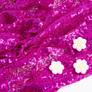 Ткань сетка с пайетками малина, фото 4 Ткань сетка с пайетками малина, фото 4