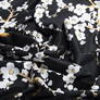 Satin printed fabric V-4.24042/103 сакура чорний, фото 2 Satin printed fabric V-4.24042/103 сакура чорний, фото 2
