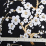 Satin printed fabric V-4.24042/103 сакура чорний, фото 4 Satin printed fabric V-4.24042/103 сакура чорний, фото 4