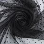 Solid Dobby Organza Fabric чорна, фото 1