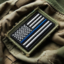 Набір шевронів 2 шт з липучкою Прапор Полиції США, вишитий патч шеврон 5х8 см Полиція, фото 6 Набір шевронів 2 шт з липучкою Прапор Полиції США, вишитий патч шеврон 5х8 см Полиція, фото 6