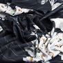 Satin fabric for bed linen cotton 2.4 m 25917 v-111 Лакі чорний, фото 2 Satin fabric for bed linen cotton 2.4 m 25917 v-111 Лакі чорний, фото 2