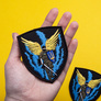 Chevron Velcro patch Angel Armed Forces of Ukraine 7.6x9.3 cm, embroidered patch, фото 2 Chevron Velcro patch Angel Armed Forces of Ukraine 7.6x9.3 cm, embroidered patch, фото 2