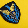 Chevron Velcro patch Angel Armed Forces of Ukraine 7.6x9.3 cm, embroidered patch, фото 7 Chevron Velcro patch Angel Armed Forces of Ukraine 7.6x9.3 cm, embroidered patch, фото 7