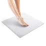 Коврик для ног и ванной комнаты 50х50 см хлопок жаккард с ножками пл 700 гр/м2 белый, фото 1