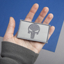 Набор шевронов 2шт с липучкой PUNISHER Череп Каратель серый, вышитый патч 5х8 см, фото 3 Набор шевронов 2шт с липучкой PUNISHER Череп Каратель серый, вышитый патч 5х8 см, фото 3