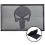 Набор шевронов 2шт с липучкой PUNISHER Череп Каратель серый, вышитый патч 5х8 см, фото 5 Набор шевронов 2шт с липучкой PUNISHER Череп Каратель серый, вышитый патч 5х8 см, фото 5