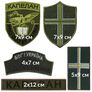 Набір шевронів 5 шт на липучці Капелан, вишитий патч, шеврон нашивка, липучка, військовий капелан, фото 3 Набір шевронів 5 шт на липучці Капелан, вишитий патч, шеврон нашивка, липучка, військовий капелан, фото 3