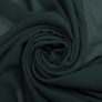 Dress fabric chiffon Sheila lightweight semi-transparent for dresses, blouses, accessories темно зелений, фото 1