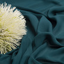 Ткань плательная шифон Sheila легкая полупрозрачная для платьев, блуз. аксессуаров зелено синій, фото 3 Ткань плательная шифон Sheila легкая полупрозрачная для платьев, блуз. аксессуаров зелено синій, фото 3