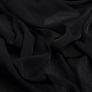 Ткань шифон блеск Сандрикс однотонная чорний, фото 2 Ткань шифон блеск Сандрикс однотонная чорний, фото 2