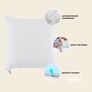 Pillow NORDIC CLASSIC 70х70 IDEIA anti-allergenic fiber біла, фото 4