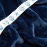 Fabric terry cloth VelSoft, soft fabric for blankets, robes, pajamas, bedspreads т/синє, фото 4