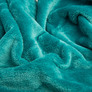 Тканина махрове полотно Велсофт, м`яка тканина для пледів, халатів, піжам, покривал. бірюза, фото 2 Тканина махрове полотно Велсофт, м`яка тканина для пледів, халатів, піжам, покривал. бірюза, фото 2