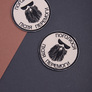 Set of chevrons 2 pcs on velcro Shave after victory 8 cm black and beige, фото 7 Set of chevrons 2 pcs on velcro Shave after victory 8 cm black and beige, фото 7