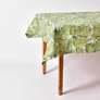 Скатертина з водовідштовхувальним просоченням IDEIA 140х170 см бавовна папороть олива, фото 4
