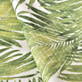 Скатертина з водовідштовхувальним просоченням IDEIA 140х170 см бавовна папороть олива, фото 6