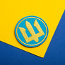 Set of chevrons 2 pcs on Velcro Marine Corps Trident round yellow-blue 8 cm, фото 8 Set of chevrons 2 pcs on Velcro Marine Corps Trident round yellow-blue 8 cm, фото 8