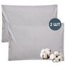 Pillowcase 50x70 cm cotton TM PAPAELLA ranforce горошок сірий, фото 1