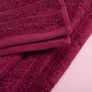 Terry towel 50x80 Wave density 450 g/m2 cotton бордо, фото 9