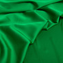 Ткань шелк сатин Armani 145 см 98 гр/м2 для вечерних платьев, блуз, атласная, шелковая V-20 зелений, фото 2