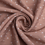 The fabric is muslin viscose горошок беж/пудра, фото 1 The fabric is muslin viscose горошок беж/пудра, фото 1