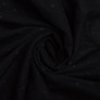 Mesh fabric knitted black polka dots 55 g/m2, фото 1