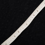 Mesh fabric knitted black polka dots 55 g/m2, фото 4