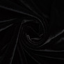 Тканина костюмна оксамитова, оксамит, блискуча тканина плательна стрейчева 300 гр/м2 чорна, фото 1