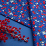Stretch poplin fabric вишня синя, фото 3 Stretch poplin fabric вишня синя, фото 3