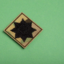Set of chevrons 2 pcs on velcro Police cockade, Police, MIA patch, embroidered patch 4x4 cm, фото 4 Set of chevrons 2 pcs on velcro Police cockade, Police, MIA patch, embroidered patch 4x4 cm, фото 4