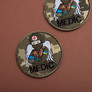 Набір шевронів 2 шт на липучці MEDIC піксель 7,5х7,5 см, вишитий патч шеврон нашивка медика, медичний, медик, фото 6