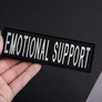Набір шевронів 4 шт з липучкою Emotional Support, для службових собак, для кінологів, кінологічна служба, нашивка, вишитий патч, шеврон, емоційна підтримка, фото 5