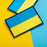 Chevron on Velcro flag of Ukraine 9x6 cm, embroidered patch, chevron, Velcro, фото 3