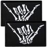 2Pcs Subdued Shaka Hand Patch, Embroidered Skeleton Shaka Hand, Aloha Tactical Patches for Military Backpack, Tactical Vest, Military Helmet, Dog Vest Harness, Hook and Loop Aloha, Surf Patch, 2x3"¶, фото 1 2Pcs Subdued Shaka Hand Patch, Embroidered Skeleton Shaka Hand, Aloha Tactical Patches for Military Backpack, Tactical Vest, Military Helmet, Dog Vest Harness, Hook and Loop Aloha, Surf Patch, 2x3"¶, фото 1