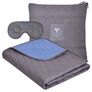 IDEIA Travel Blanket-Pillow for Airplane, Camping, Hiking, Attaches to Luggage, Essential for Travel, 35x35 / 120x180 cm, Microfiber, in a Gift Bag графіт/джинс, фото 1 IDEIA Travel Blanket-Pillow for Airplane, Camping, Hiking, Attaches to Luggage, Essential for Travel, 35x35 / 120x180 cm, Microfiber, in a Gift Bag графіт/джинс, фото 1