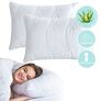 Набор подушек 2 шт Aloe Vera 50х70 см IDEIA антиалергенная, ткань с пропиткой алое, антибактериальная подушка, с молнией, фото 1